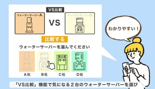 くらべるウォーターサーバーのサイト紹介動画