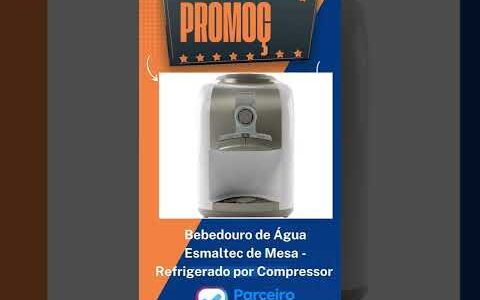 Bebedouro de Água Esmaltec de Mesa - Refrigerado por Compressor Gelágua