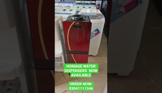 Water Dispensers By Homage Latest 2022 Models