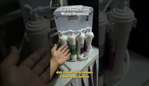 Cara Mudah DIY Tukar Filter Water Dispenser Universal ✌️😎 #shorts