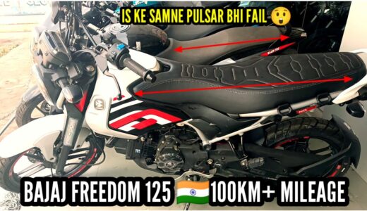 100 KM MILEAGE BAJAJ FREEDOM 125 ALL DOUBT CLEAR HINDI VIDEO BIGGEST SEAT OF THE YEAR